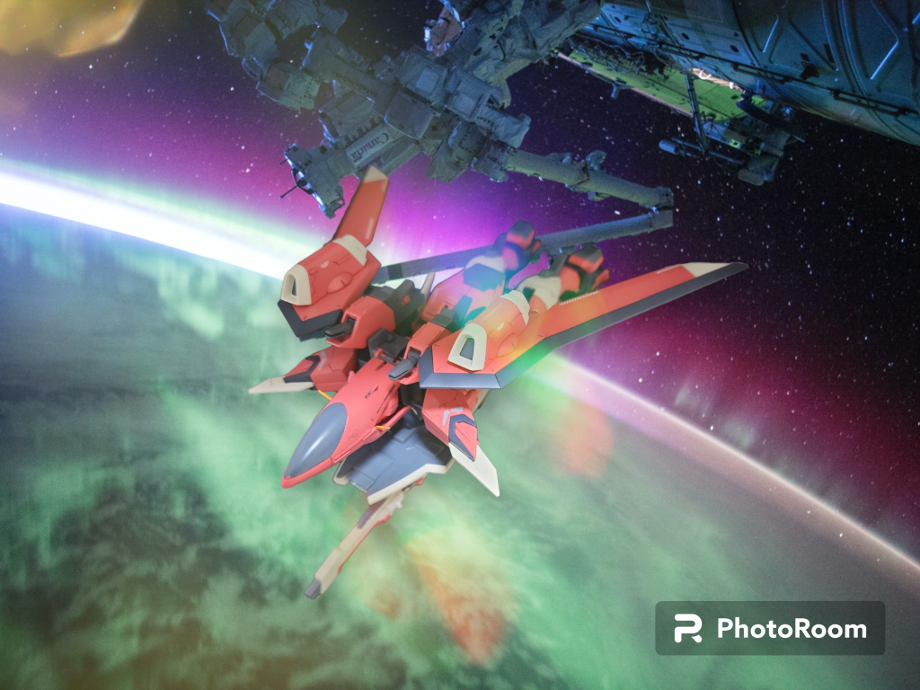 大気圏突入っぽさ出た気がします！自分なりの加工ですが上手くいったかな....