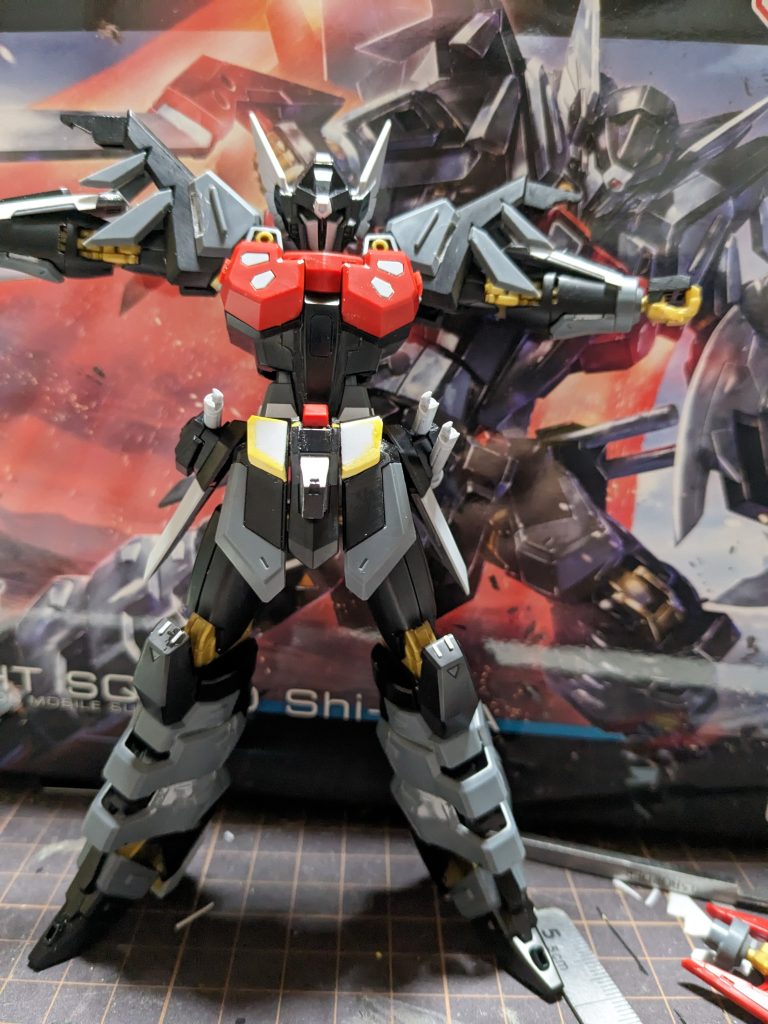 改修して、腕の可動域を拡大。