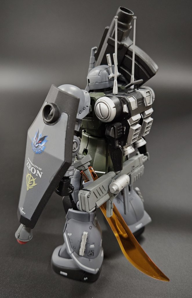 ザクⅠS型•実戦用センサー搭載カスタム (ゲラート•シュマイザー機）–4枚目/制作者：T.K工房