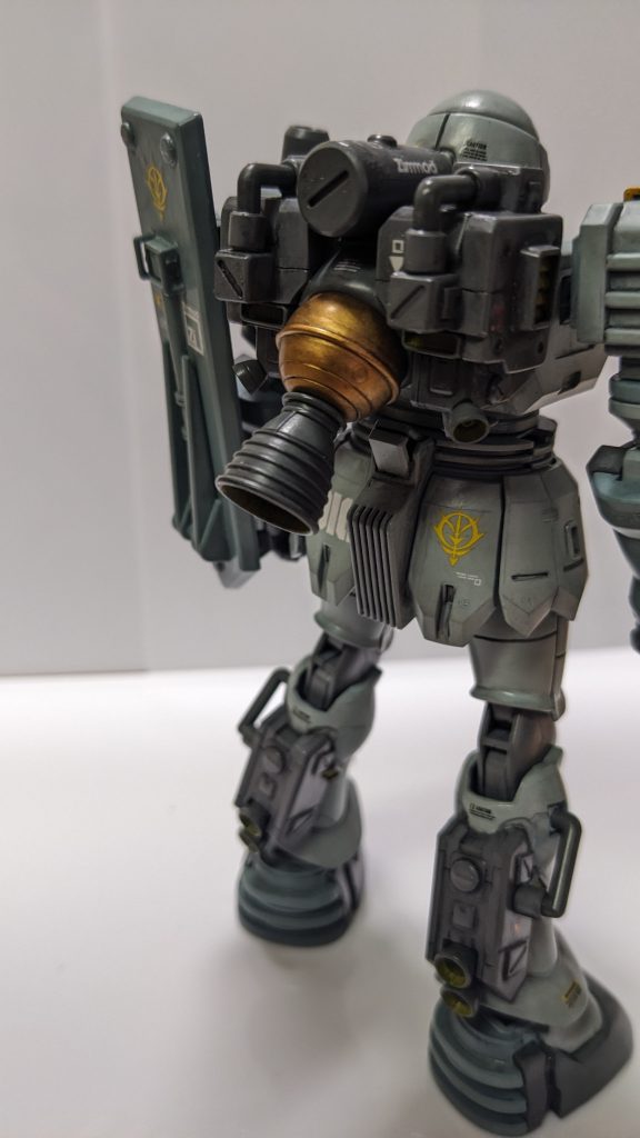 土星エンジン部分も開発初期段階ではこんな感じだった…とゆう想像でプラ板やMSG、ランナー等で大型化してみました。