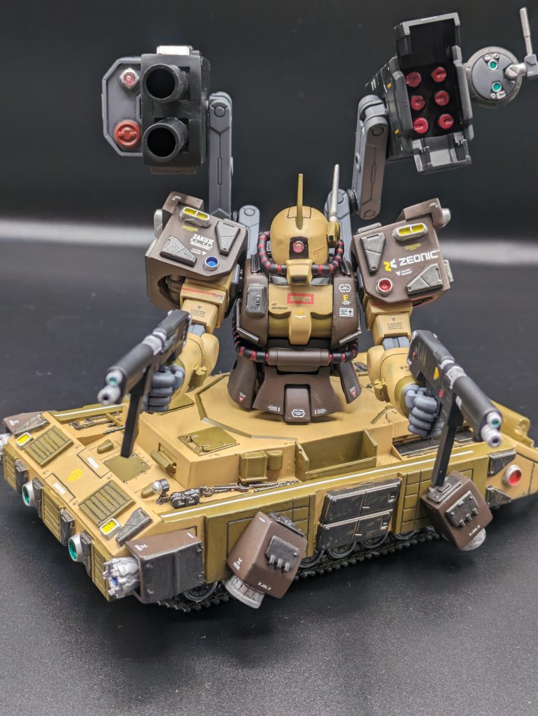 1/100 ザク タンク プラモデル 　ザクタンク 戦車 mg と同じサイズ 1/100 ザク タンク プラモデル ザクタンク 戦車 mg と同じサイズ