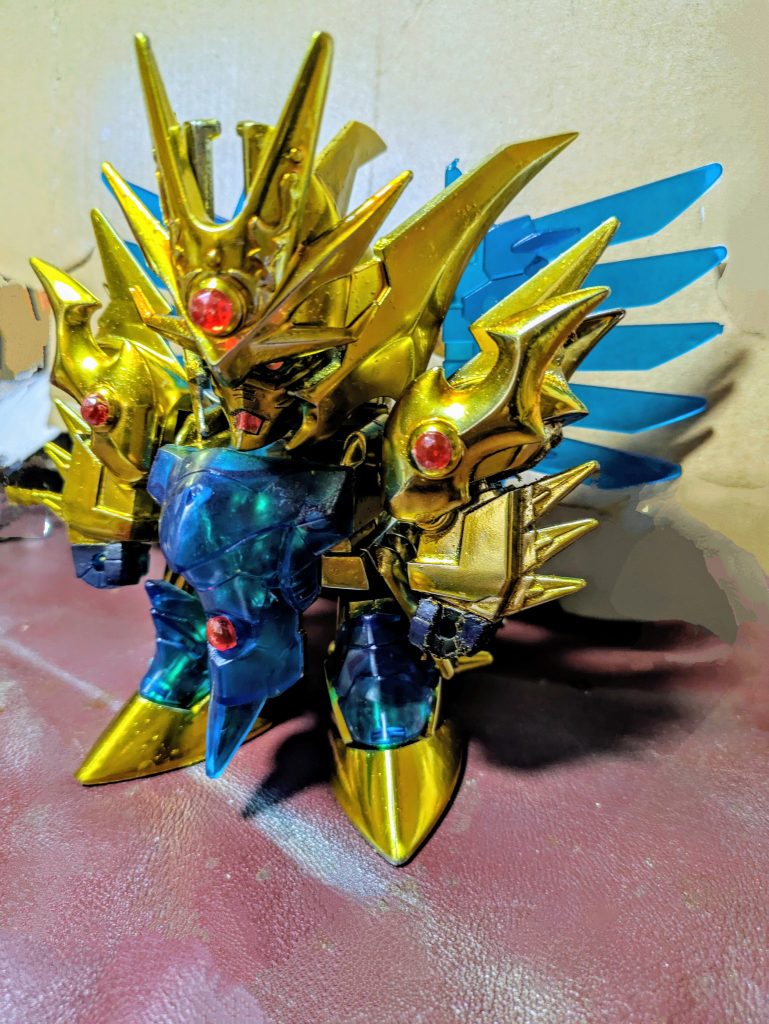 メッキ塗装　元祖SDガンダム　プラズマドラグーン–2枚目/制作者：maasa