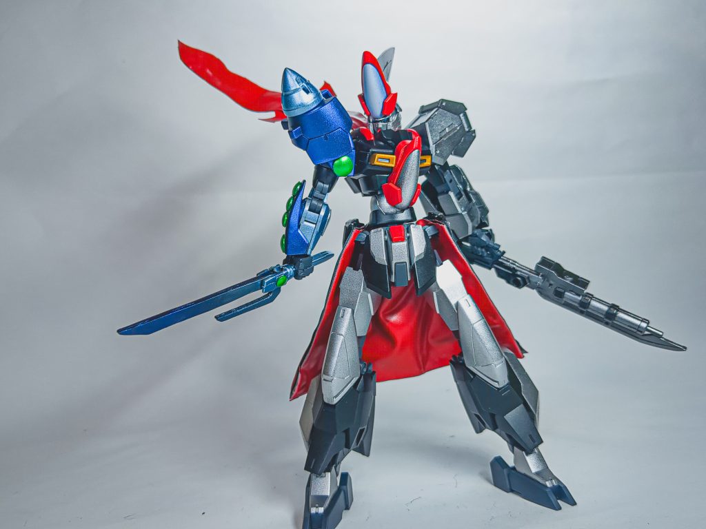 そんな二刀を持った姿が「鉄ノ神威水鋼」です!!柔と剛、2つの相反する力を扱い、水で弾の速度upや鋼の重さをカバーする遠近両方戦える姿です!!