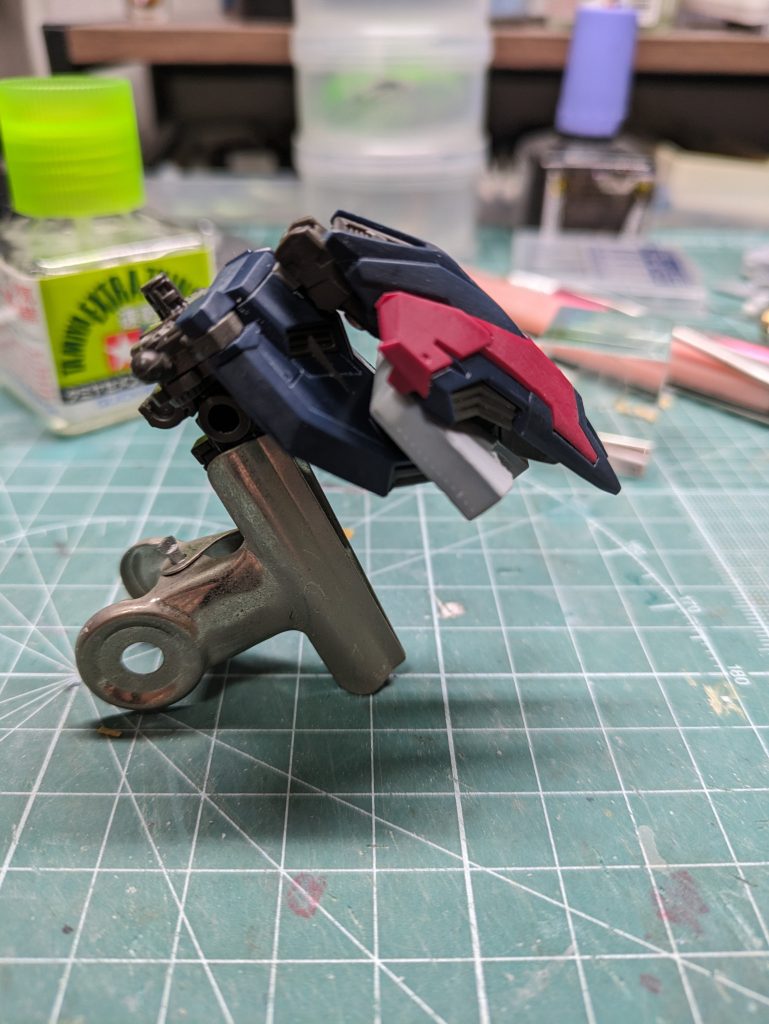 尻尾の方も箱組み