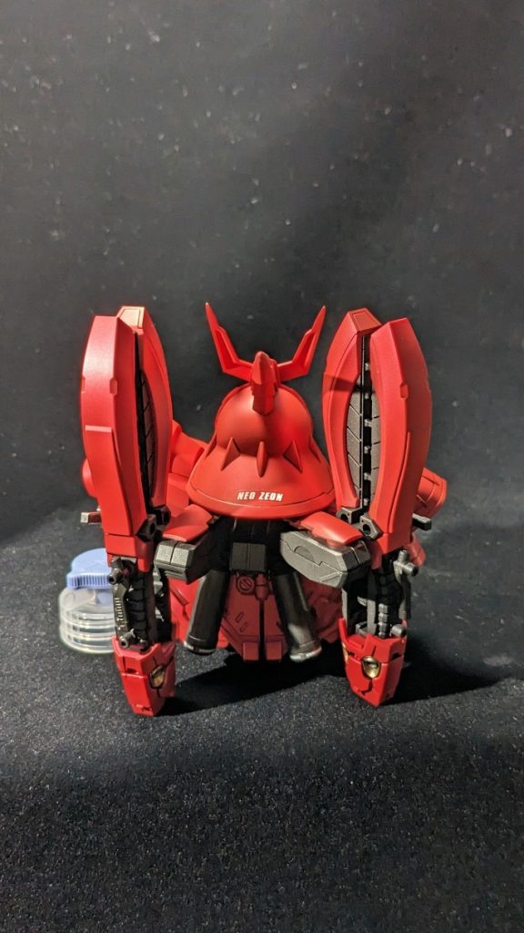 あ、ボトルキャップが…💦HGのデカールが使えるので何箇所か使いました