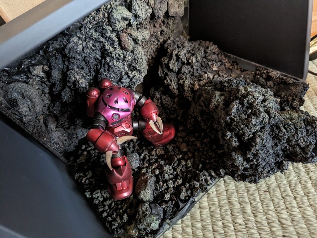 ありがとう水槽で使わなくなった溶岩