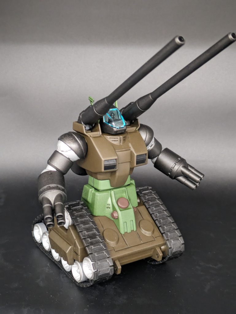 デカール・ウェザリング前はこんな色全てガンダムマーカーで塗りました