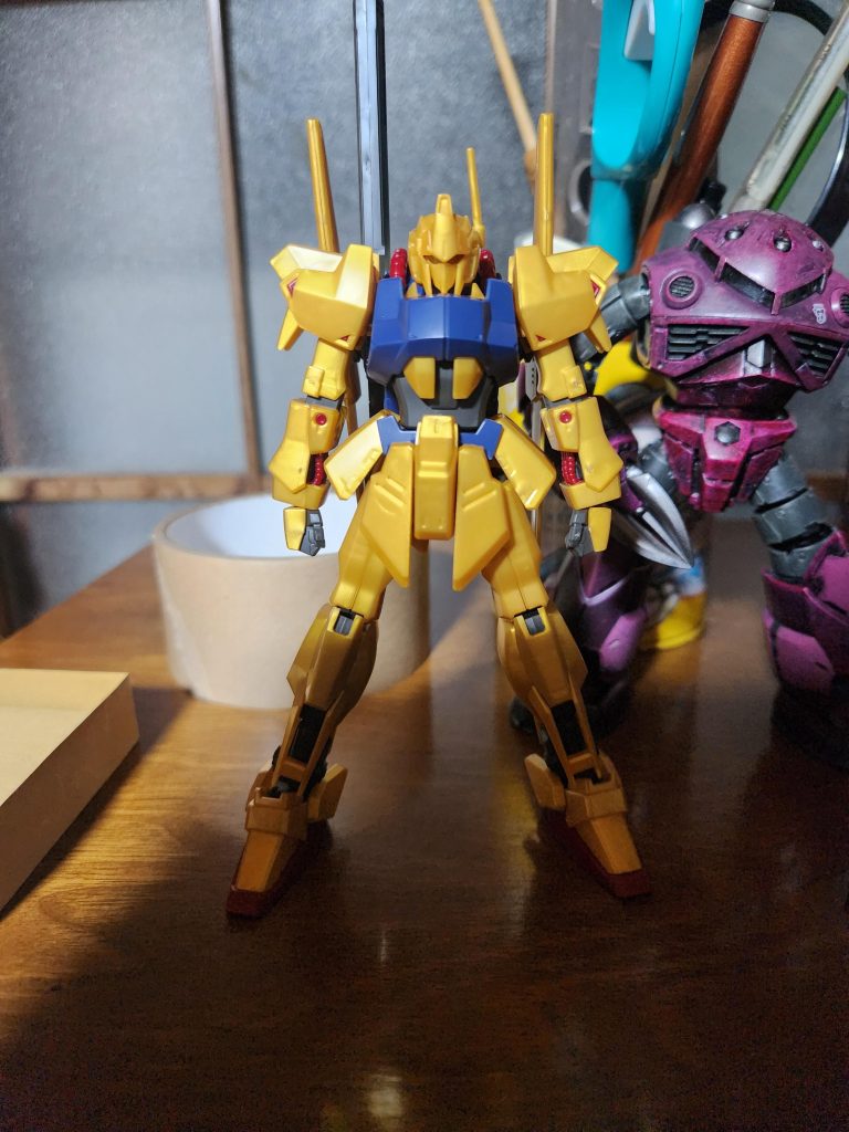 仮組み後ろのは筆塗りズゴック(笑)