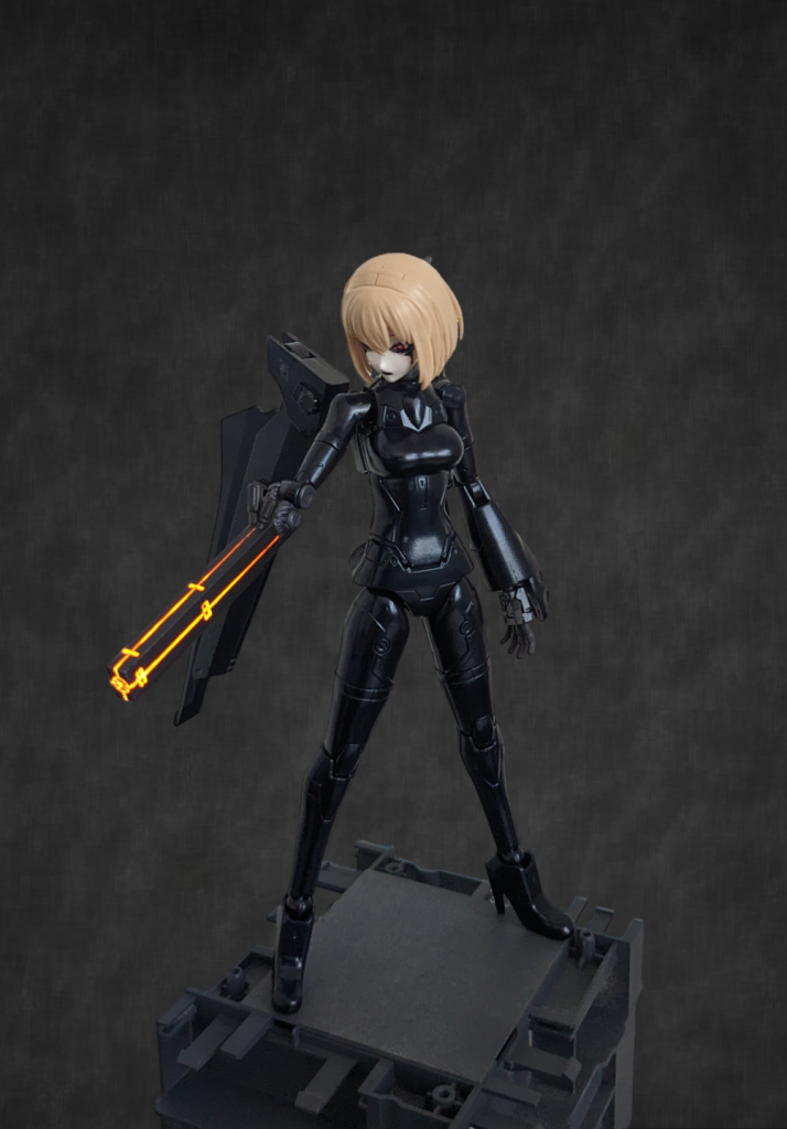 重力子放射線射出装置は鉄血のレールガンをベースにしました。