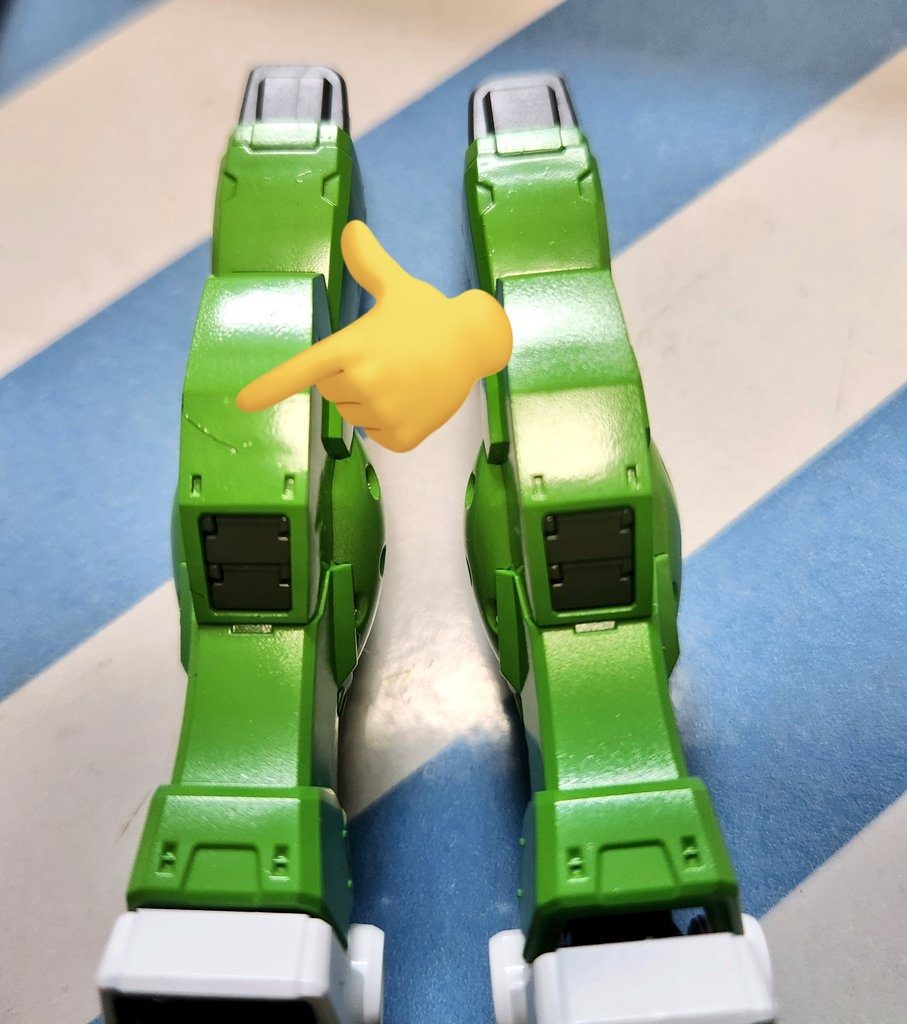 組み立て中に気付いたキズ