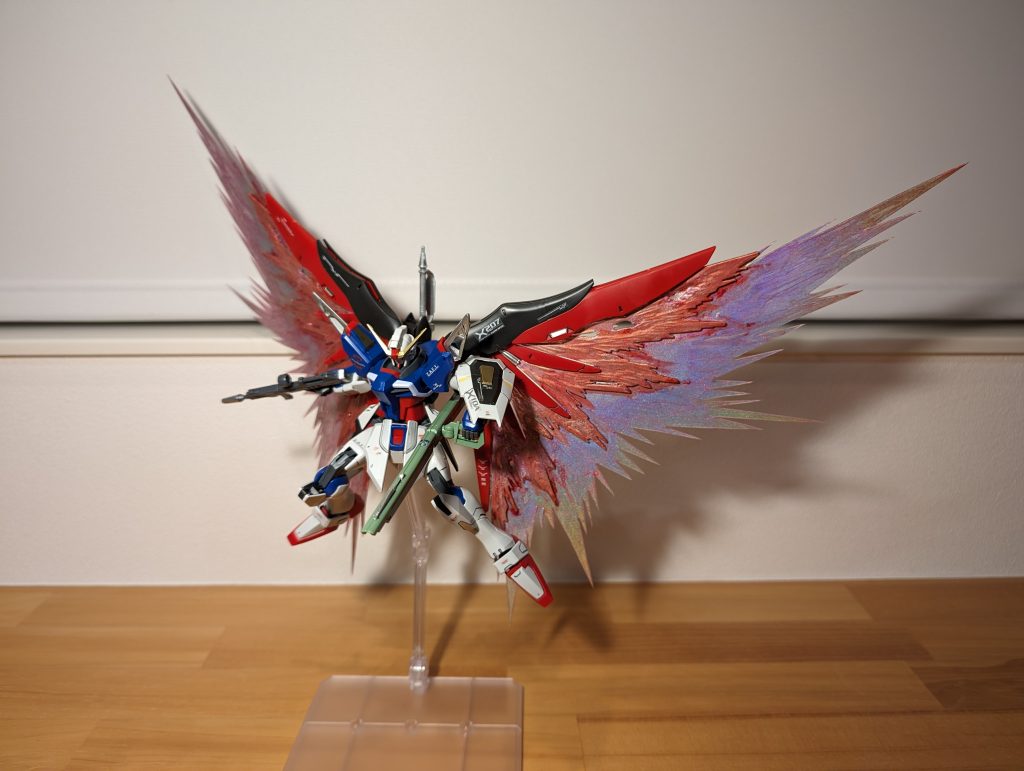 翼はでっかいほうがかっこいいのででっかくしました簡易的な良い撮影方法を教えていただきたいです 