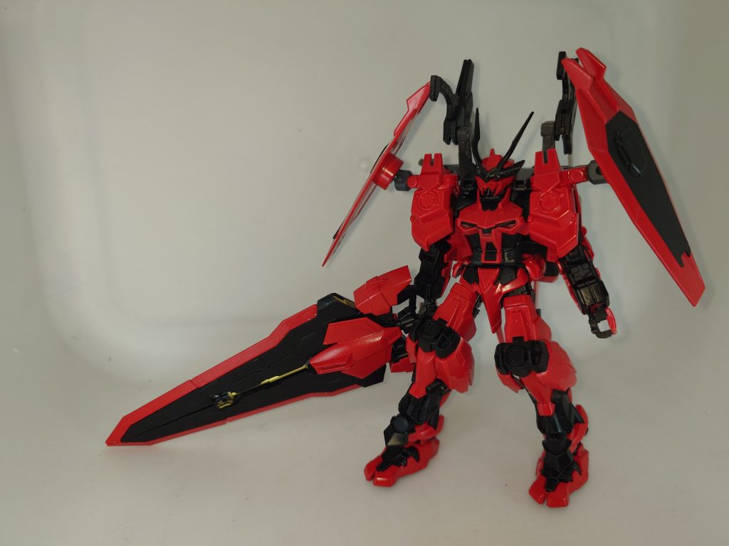 最後は奥の手対艦用の大太刀モードで〆