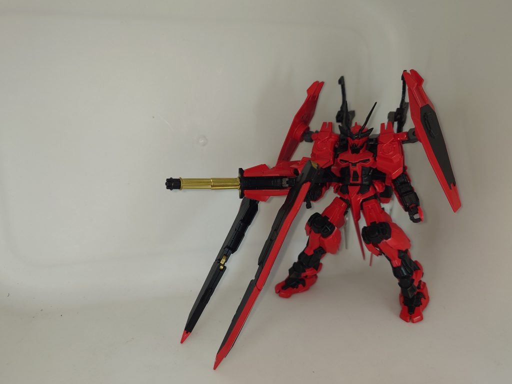 主翼とガトリングを合体させ固定砲台モード