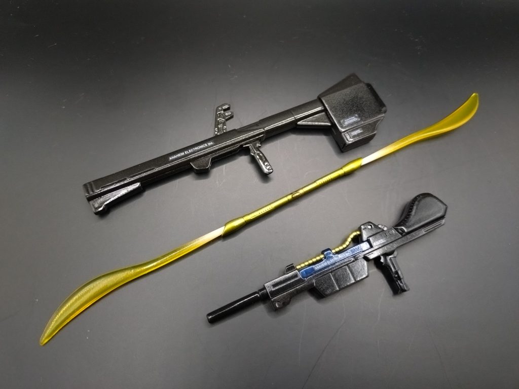 各種武器。クレイバズーカのヒケ処理大変‥