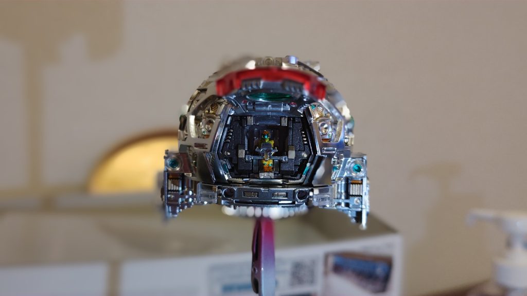 フレーム重塗装 MG 1/100 ガンダムベース限定 ボール Ver.Ka[メカニカルクリア]–8枚目/制作者：かつらく