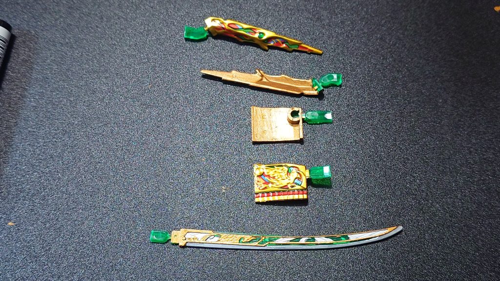 気になってた輝羅鋼の裏面も塗装