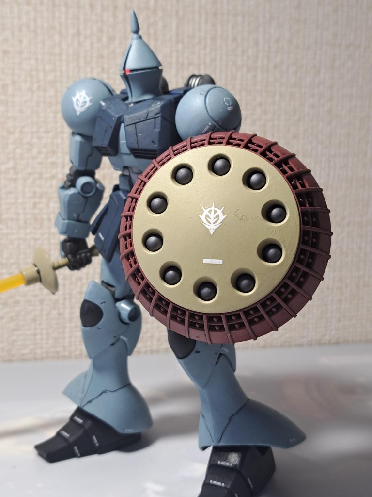 シールドの感じはお気に入り 筆塗りでもうまく塗れたんじゃないかと思います