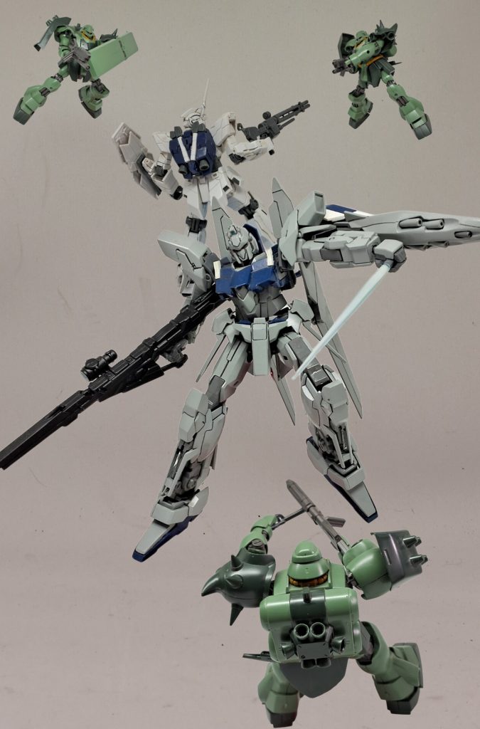 MG box art pose