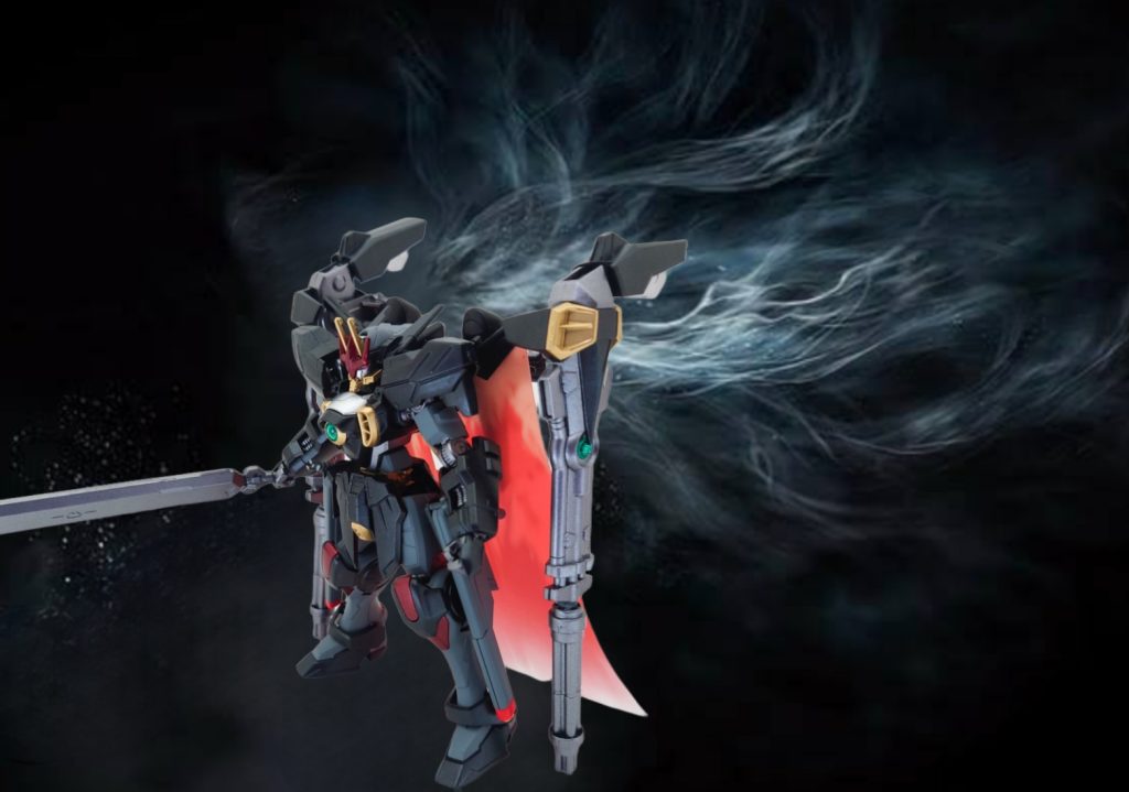 ということで、暗黒騎士ガンダムベリトでした。ブラックナイトスコードシヴァのマントを見た時から異形のケモノシリーズに使いたいと思っていたので、うまく形にできてよかったです。