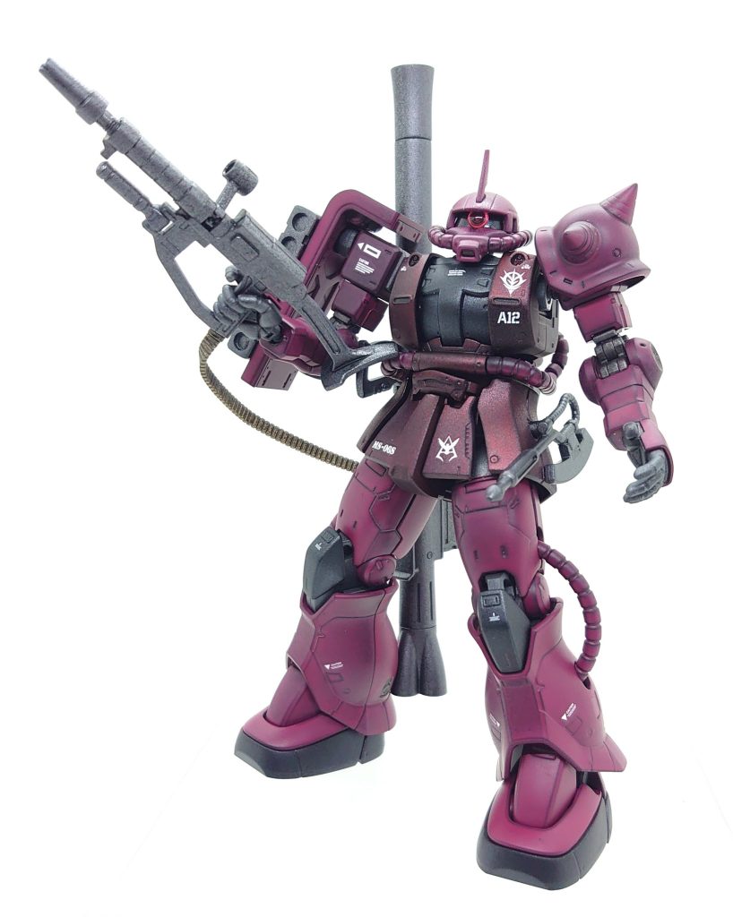 オリジン版という事で赤みの強いカラーリングとしてみました。