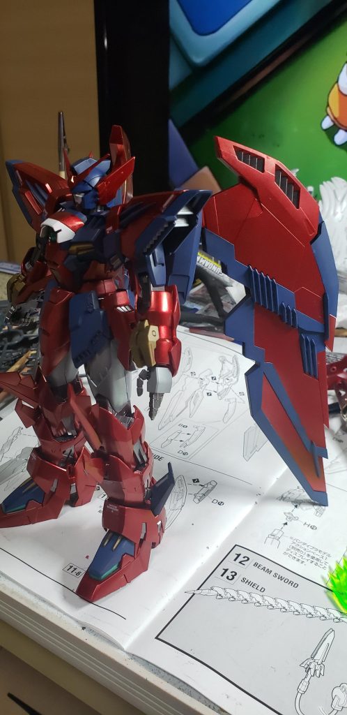 〜ウイング部分も無事完成〜腕がもうアイアンマンにしか見えないw