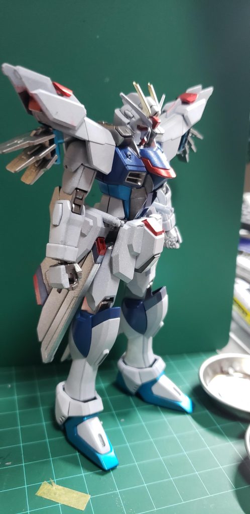 全身版ふくらはぎ部分だけ少し色分けして塗ってます