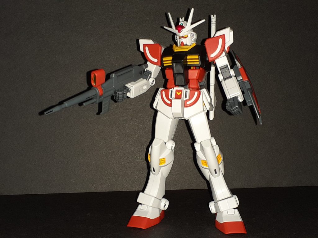 スミ入れの他に膝横ダクトのみ部分塗装。