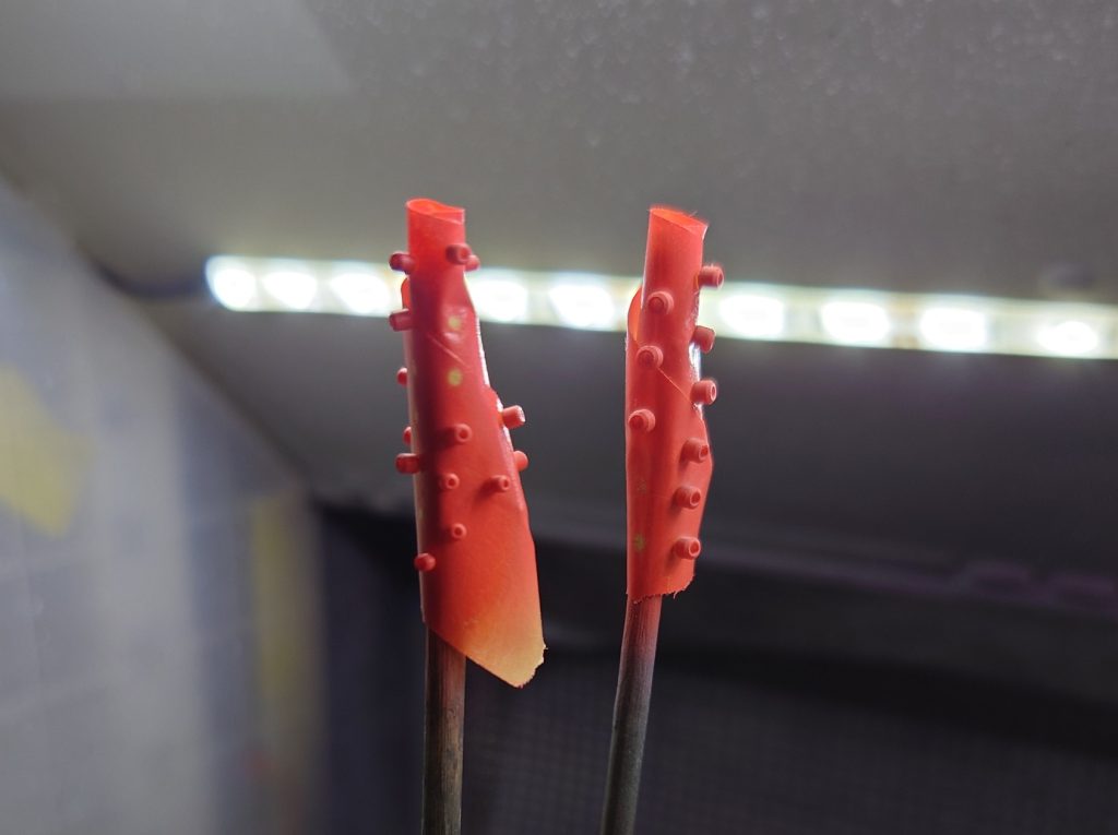 今回の自作パーツの一部がコレこんな1mm程度の大きさのものが高精度で作れちゃうんだから3Dプリンターってすごいですよね