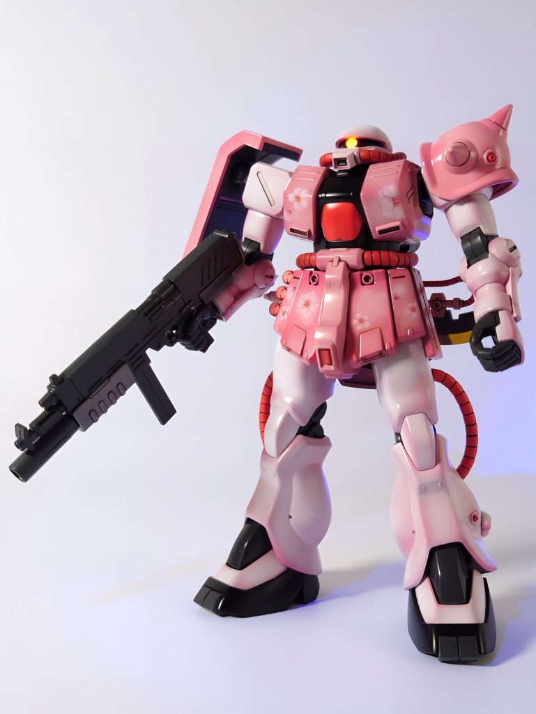 キット自体には何も手を加えていません。合わせ目を消したくらい。あ、後述しますがダクトやスラスターを自作パーツでちょっとだけいじってます。