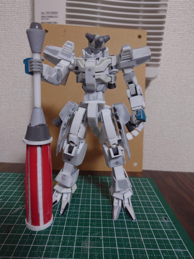 ミンチドリルは油性ペンで作りました