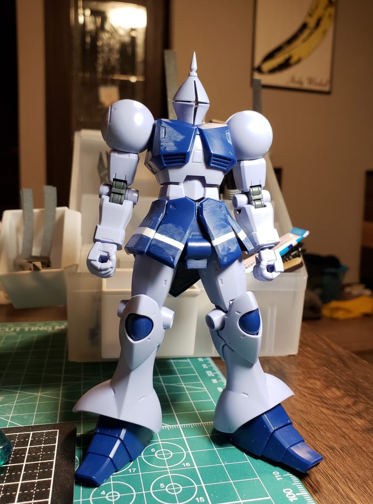 改修中。フロント2mmサイド3mm延長しましたがもちょっと延長した方がドッシリ感出たかもしれません。