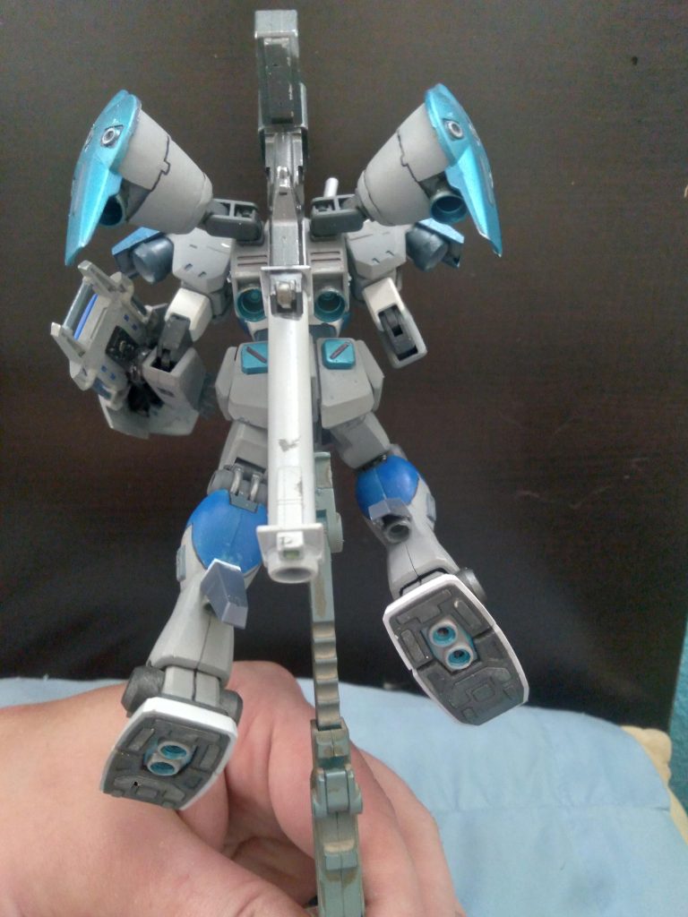 The back of the legs have additional thrusters 