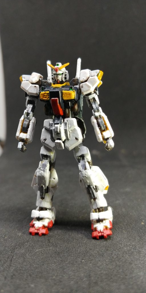 今回はどうせ筆塗りと思い、水性ホビーカラーのみであっ、あとちょっとミスターホビーマーカーも 