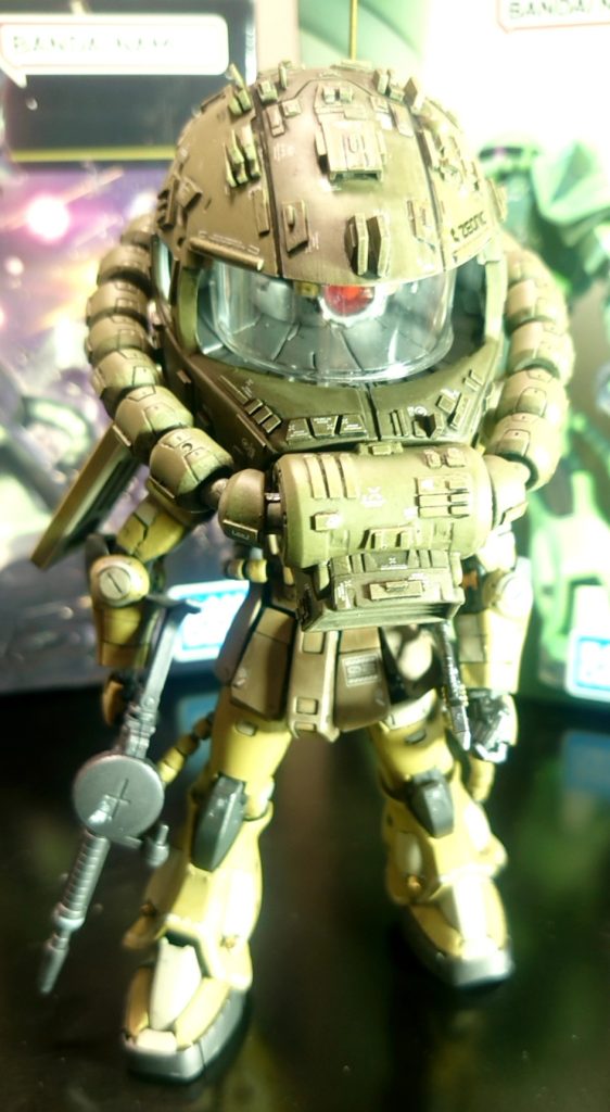 RGのザクⅡに被せてみました…😅
