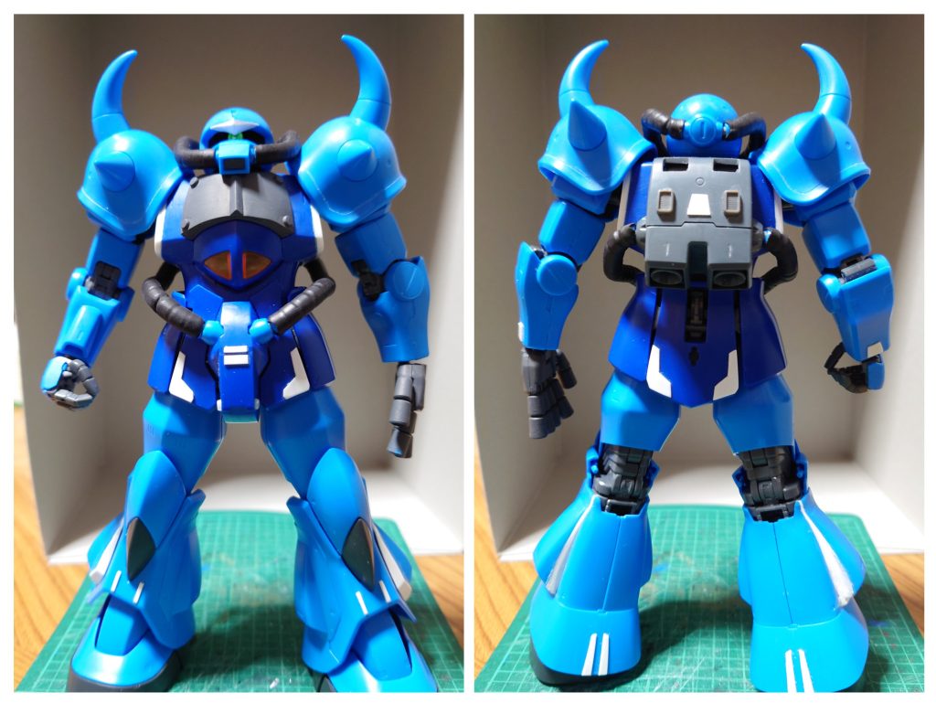 なるべくシンプルな方が良いんたけど、あまりにもツルンとしてたので、スカート周りと脚部にプラ板を貼り付けデティールアップ