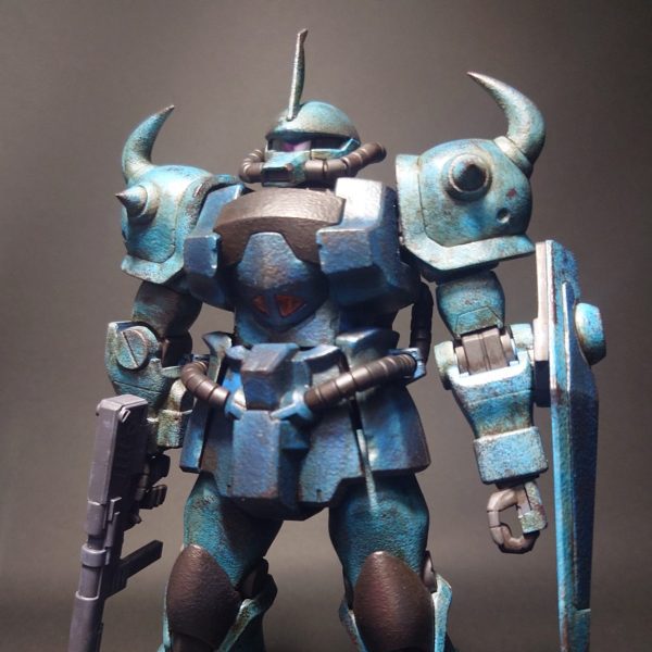 ザクⅡ 闇夜のフェンリル隊仕様(黄肩)｜4039さんのガンプラ作品｜GUNSTA（ガンスタ）