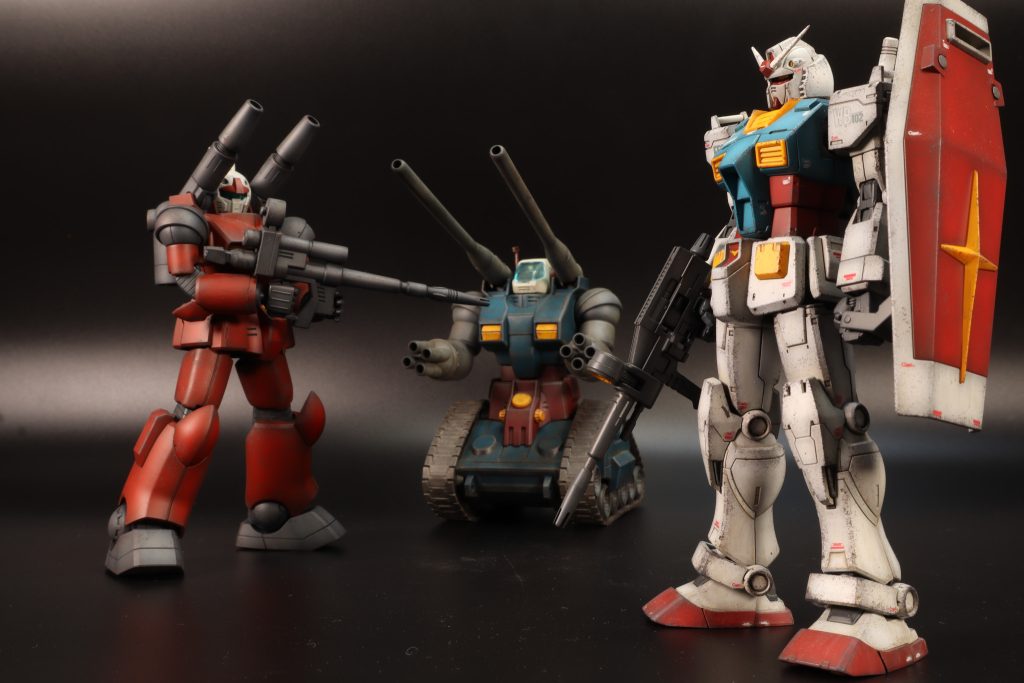 ホワイトベース隊がそろったのでチームで撮影