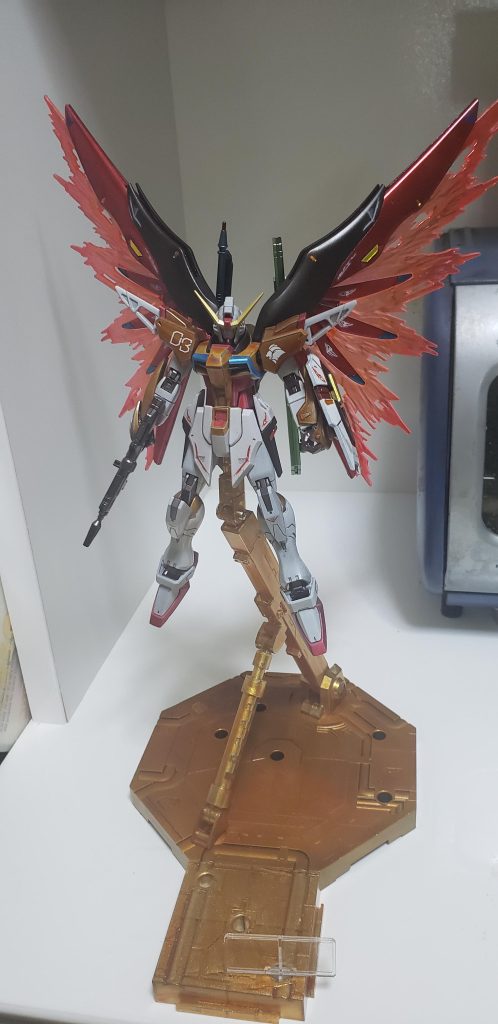 台座のみの状態です。元々この状態で渡そうと思ってたのですがもうひと工夫したいなと思いつきで改修していってます