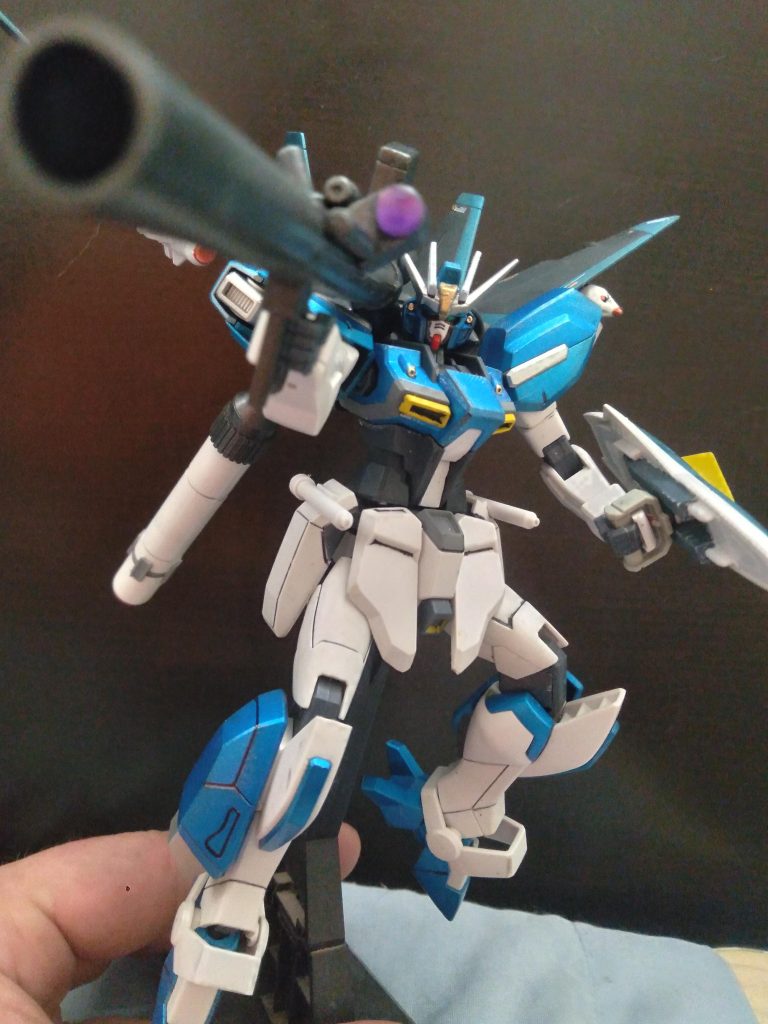 Firing the rocket bazooka