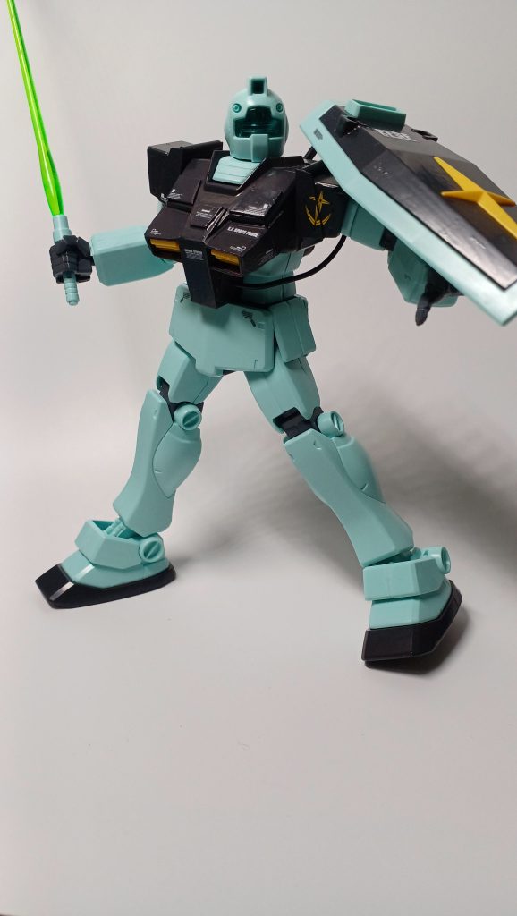 ビームエフェクトは手元に緑色しかなかったので。ハイ。