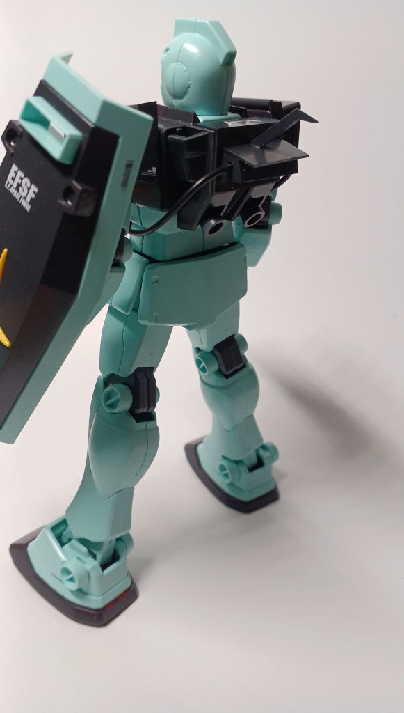 バックパックもプラ板で簡単工作