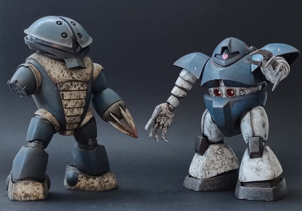 最後に1年前に作ったゴッグとツーショット♪