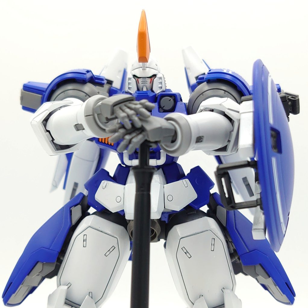 トールギスⅡと言えばこの格好カラーレシピ白：ガイア Exホワイト青：キャラクターブルー黄色：ガイア マンダリンオレンジ薄いグレー：ニュートラルグレー4濃いグレー：ミッドナイトブルーバーニア：ガイア スターブライトアイアン 