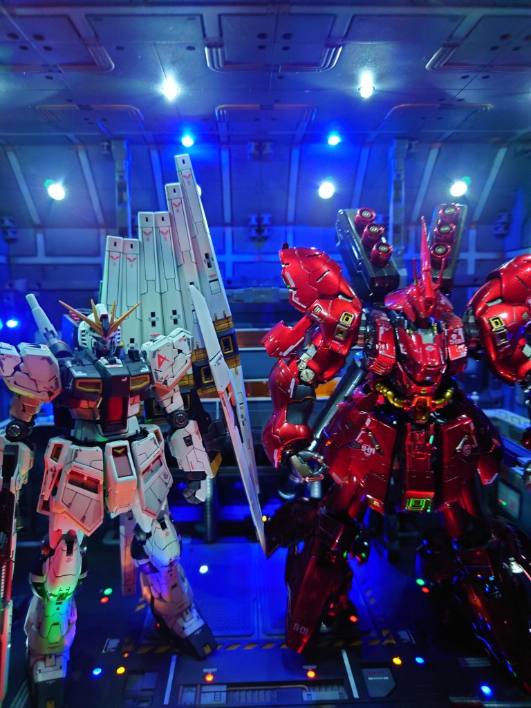 ガンプラだから出来るツーショット 