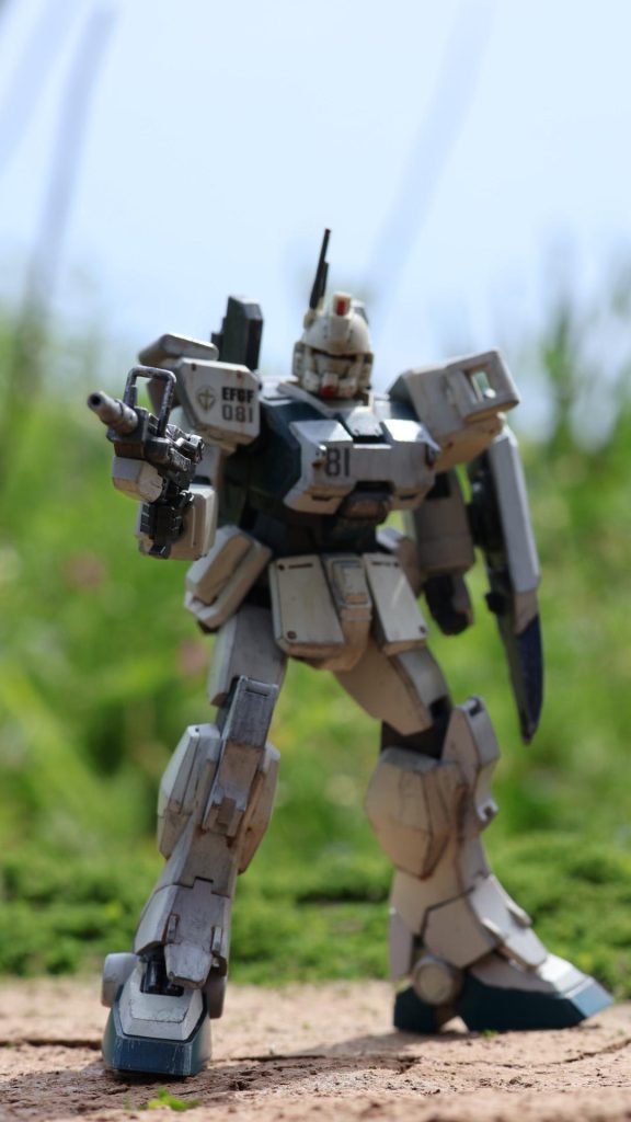 ピントがマシンガンに行ってしまってちょい失敗