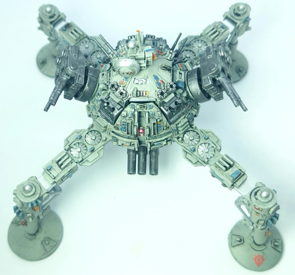 正面上部から。