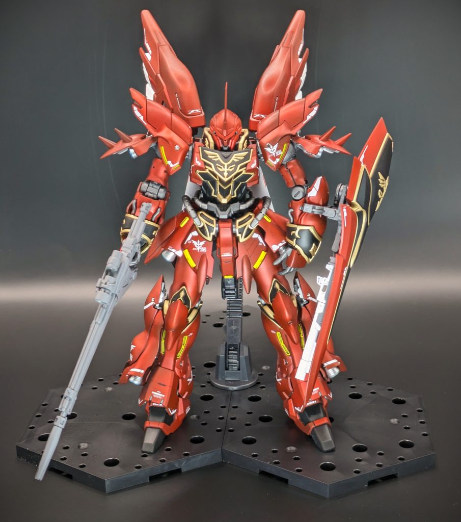 RG シナンジュ マットキャンディ塗装に挑戦!–2枚目/制作者:てんちゃ