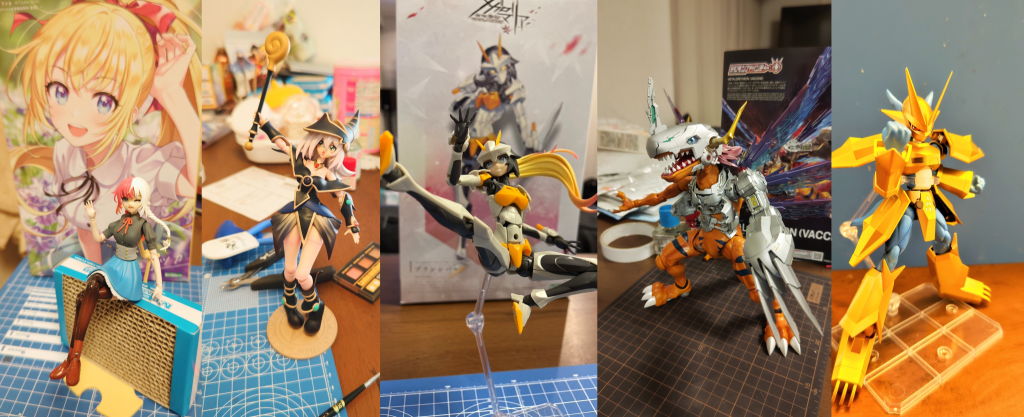 ガンプラ以外なのでグレーですが、最近はガンダム以外のプラモも作ってましたので供養！(画像小さいから許して！！)