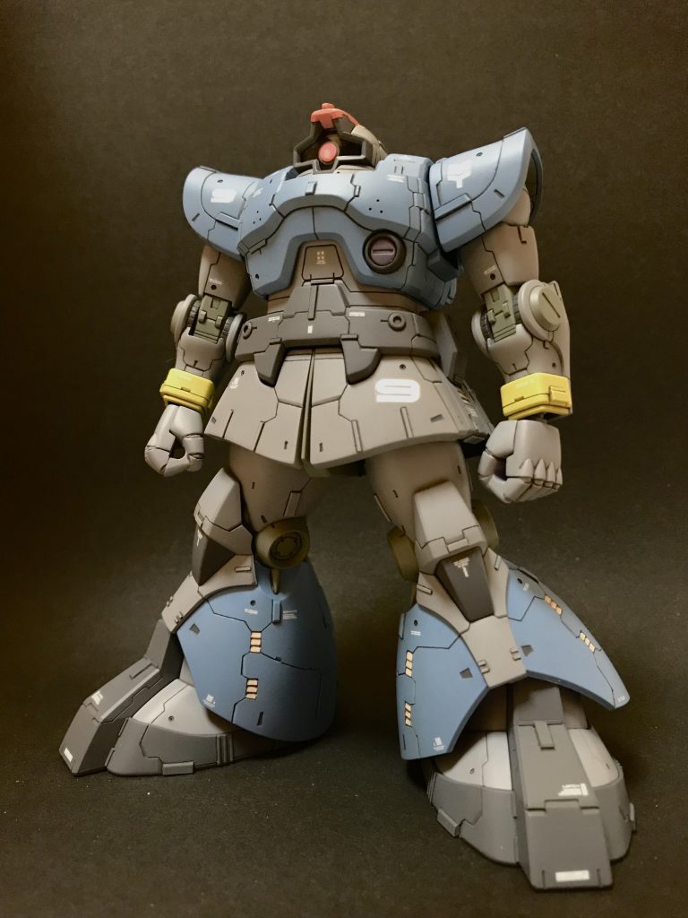 hgドムは2体目ですが今回はディテールアップメインで作りました 仮想敵はまだ存在しないRG RGザクとかと並べても違和感ない はず たぶん