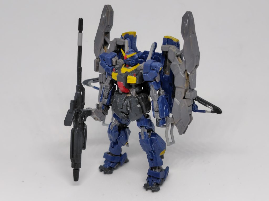 ティターンズカラーのスーパーガンダムはあんまり見る機会無いなぁと思ってティターンズカラーにしてみました！